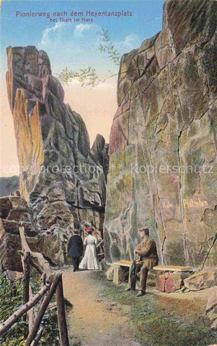 Thale Harz Pionierweg zum Hexentanzplatz
