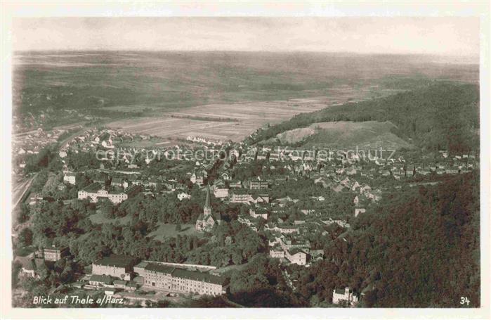 Thale Harz Fliegeraufnahme