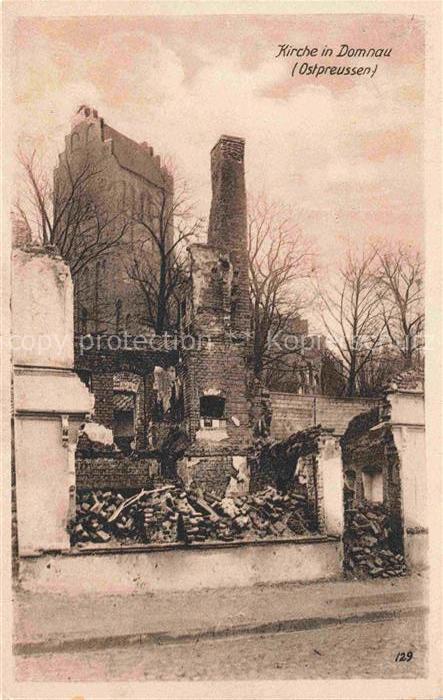 Domnau Domnowo Kaliningrad Koenigsberg Ostpreussen RU Kirche