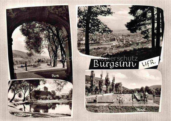 Burgsinn Park Wasserturm Schwimmbad