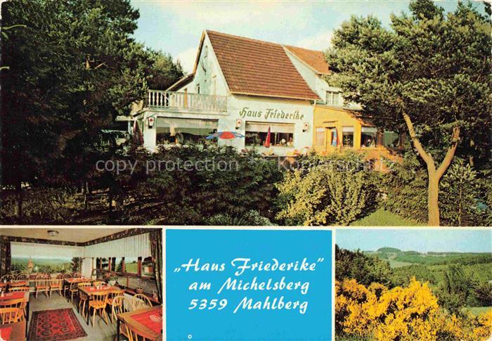Mahlberg Bad Muenstereifel Haus Friederike Cafe Panorama