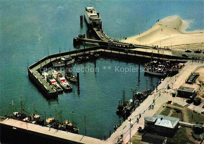 LIST  SYLT Hafen Fliegeraufnahme