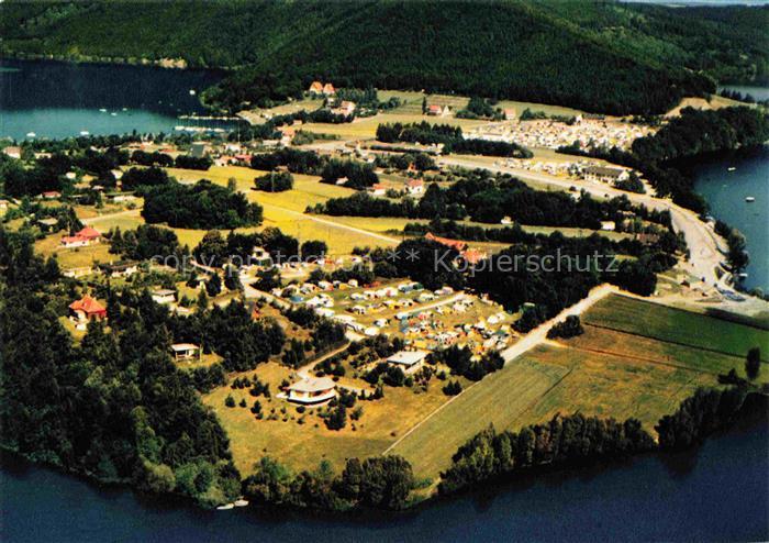 Scheid Halbinsel Waldeck-Frankenberg Hessen Fliegeraufnahme
