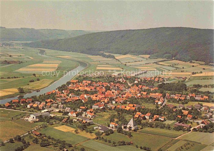 oedelsheim Oedelsheim Oberweser Hessen Fliegeraufnahme