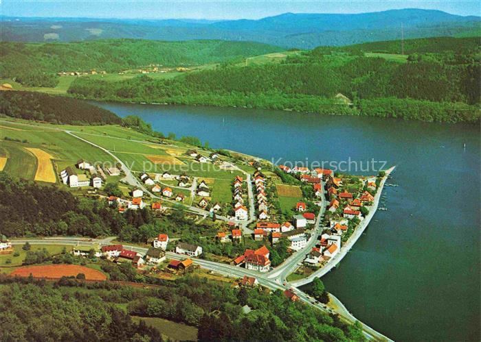 Herzhausen Edersee Fliegeraufnahme