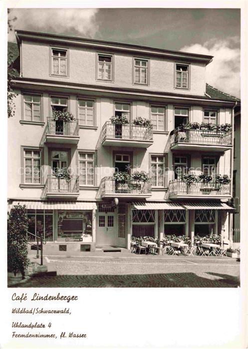 WILDBAD  Schwarzwald Cafe Lindenberger