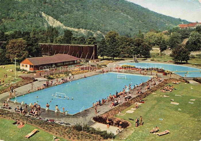 BAD KREUZNACH Freibad Fliegeraufnahme
