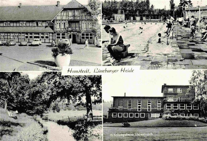 Hanstedt Nordheide Lueneburger Heide Zum Dorfkrug Waldschwimmbad Auetal Erholung