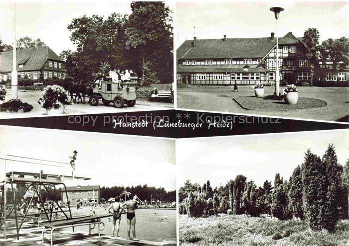 Hanstedt Harburg Elbe Hamburg Postkutsche Gasthaus Schwimmbad Heidelandschaft