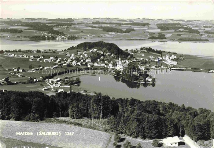 Mattsee Salzburg AT Fliegeraufnahme