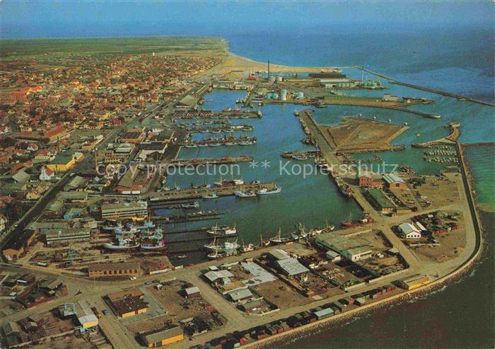 Skagen DK Skagener Hafen Fliegeraufnahme