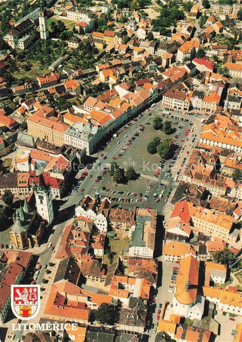 Litomerice Leitmeritz CZ Fliegeraufnahme