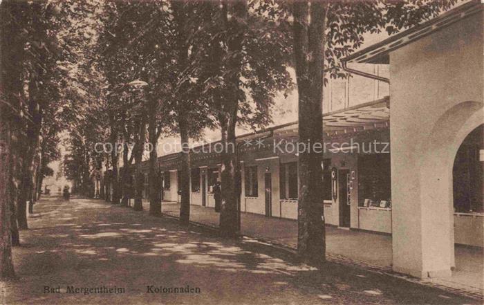 BAD MERGENTHEIM Kolonnaden