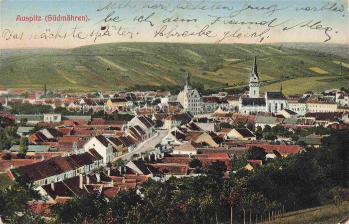 Auspitz Hustopece Breclav Jihomoravsky kraj CZ Panorama