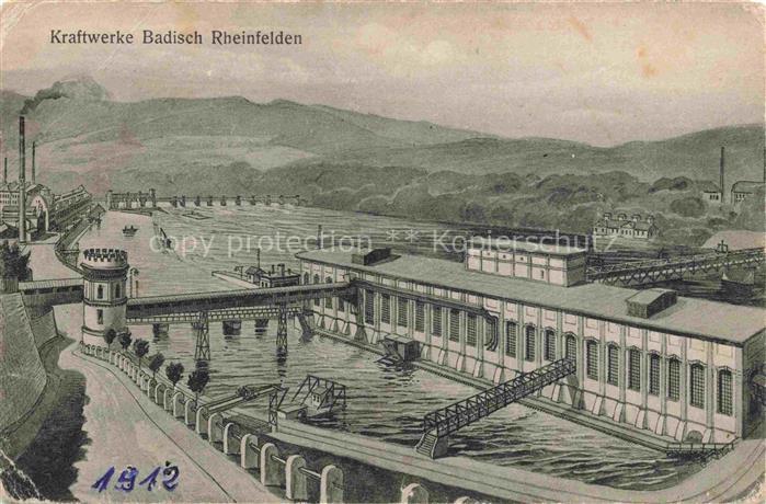 Rheinfelden Baden BW Kraftwerke