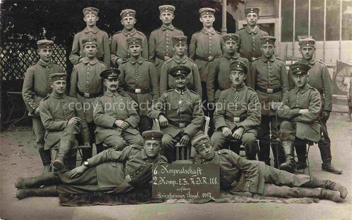 Griesheim Camp de Lager Kaserne Soldaten Gruppenfoto