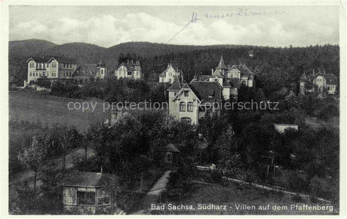 Bad Sachsa Osterode Harz Villen auf dem Pfaffenberg