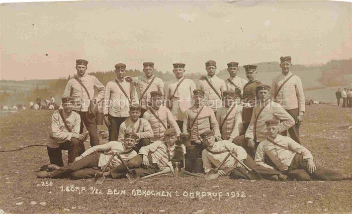 Ohrdruf Soldaten beim Abkochen
