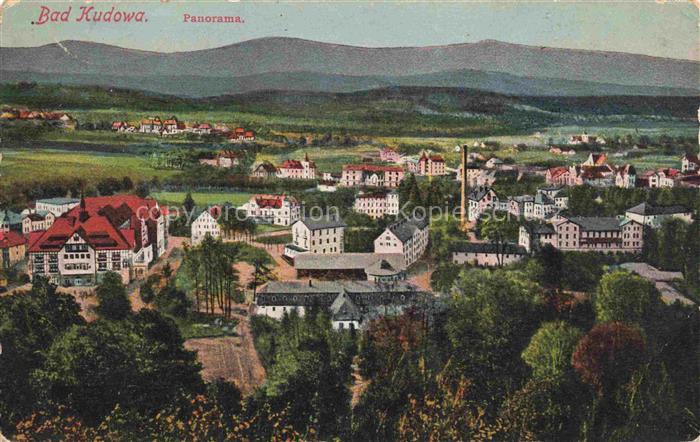 Bad Kudowa Kudowa-Zdroj Niederschlesien PL Panorama