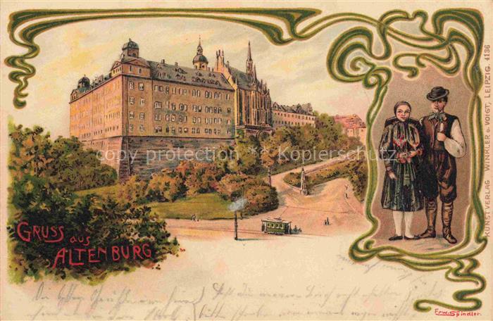 ALTENBURG  (S.A.) Thueringen Kgl Residenzschloss Altenburger Trachten