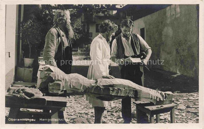 OBERAMMERGAU Bayern Herrgottschnitzer