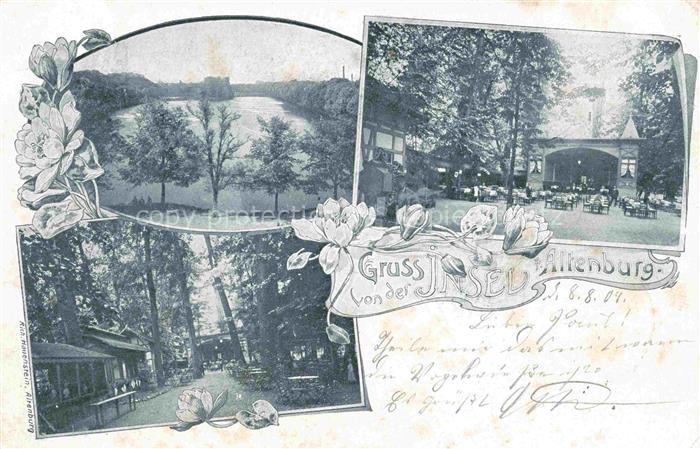 ALTENBURG  (S.A.) Thueringen Insel Panorama Kurkonzert