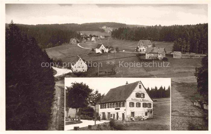 KNIEBIS Freudenstadt Gasthaus Pension zum Waldhorn Panorama