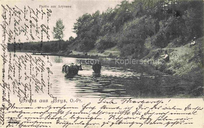 Arys Ostpreussen Orzysz PL Partie am Aryssee