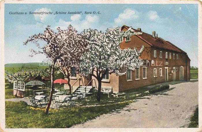 Sora Oberlausitz Wilthen Bautzen Sachsen Gasthaus Schoene Aussicht