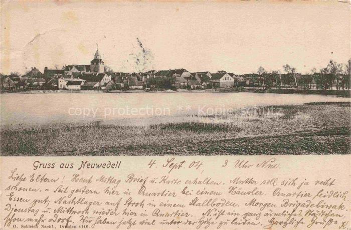 Neuwedell Pommern Drawno PL Panorama