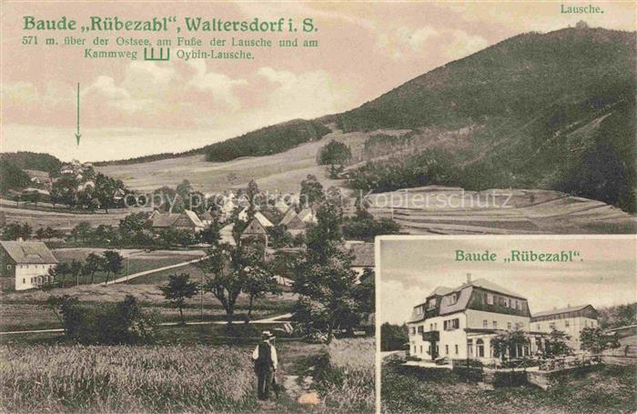 Waltersdorf Sachsen Panorama Ruebezahl Baude