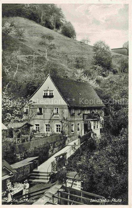 Rathen Saechsische Schweiz Landhaus Pluta