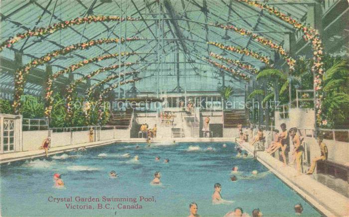 Victoria  British Columbia Canada Crystal Garden Swimming Pool