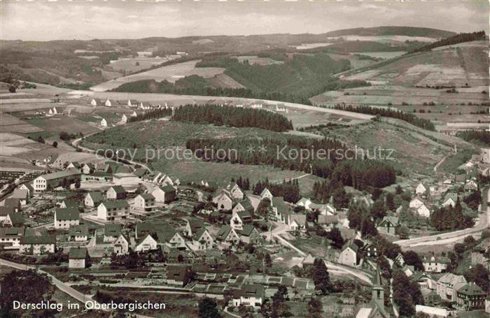 Derschlag Gummersbach NRW Fliegeraufnahme