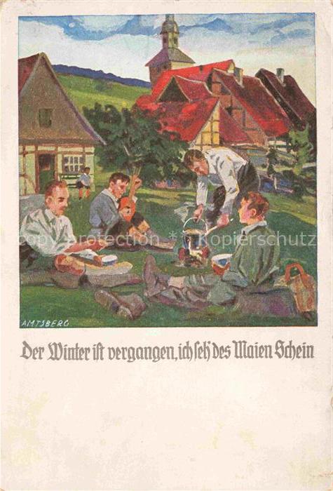 Amtsberg Erzgebirgskreis Sachsen Ortsmotiv Illustration