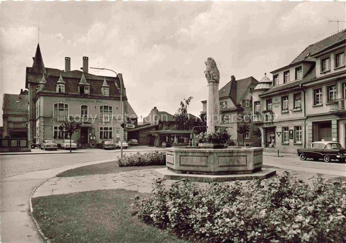 Rheinfelden Baden BW Stadtplatz mit Brunnen