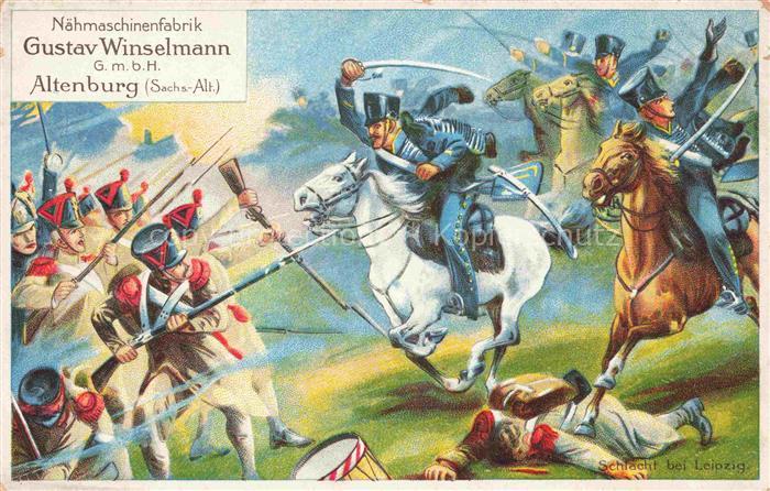 ALTENBURG  (S.A.) Thueringen Schlacht bei Leipzig