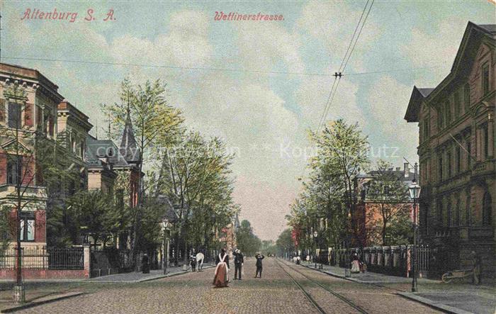 ALTENBURG  (S.A.) Thueringen Wettiner Strasse