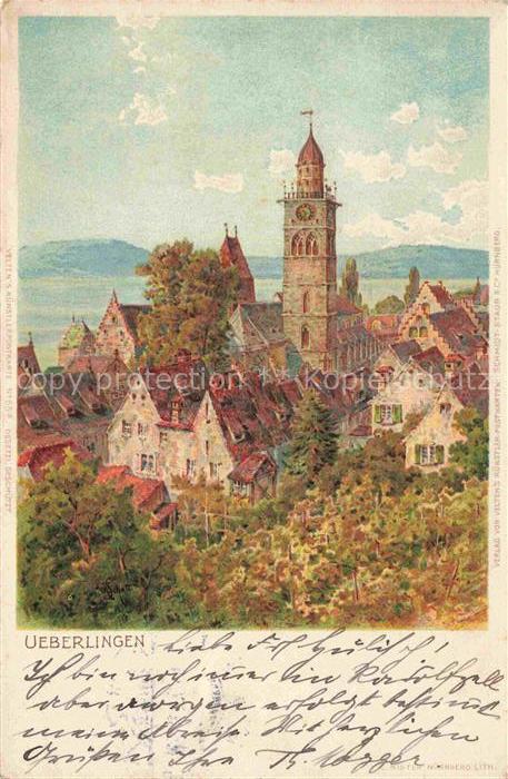 ueberlingen Bodensee BW Kirche