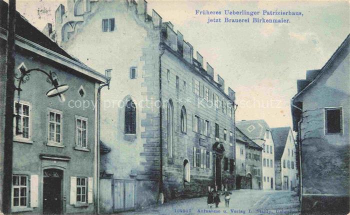 ueberlingen Bodensee BW Frueheres ueberlinger Patrizierhaus jetzt Brauerei Birke