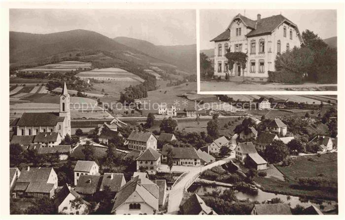Oberwinden  Elztal BW Fliegeraufnahme Gasthof