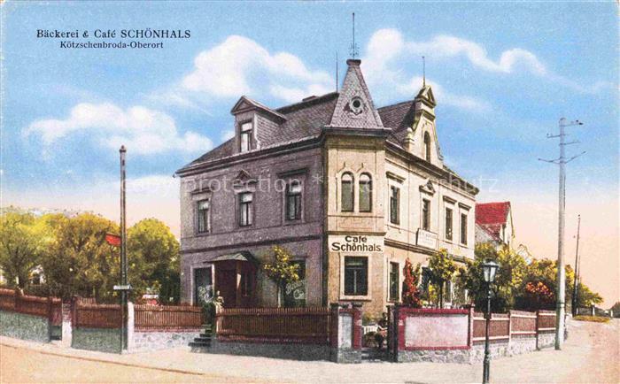 Oberort Koetzschenbroda Niederloessnitz Radebeul Sachsen Baeckerei Cafe Schoenha