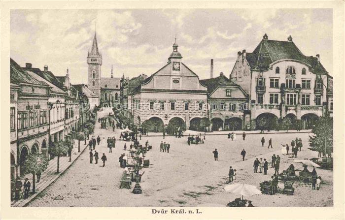 Dvur Kralove nad Labem Koeniginhof Elbe CZ Marktplatz