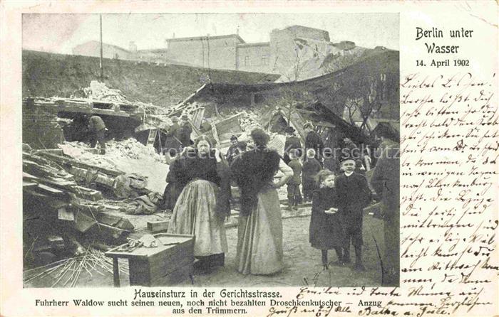 BERLIN  CITY Hauseinsturz in der Gerichtsstrasse