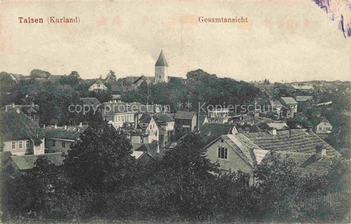 Talsen Kurland Talsi Latvia Panorama