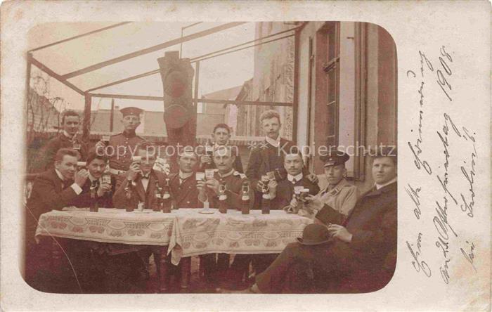 Woltersdorf Erkner Brandenburg Erinnerung zum Osterfeiertag 1908