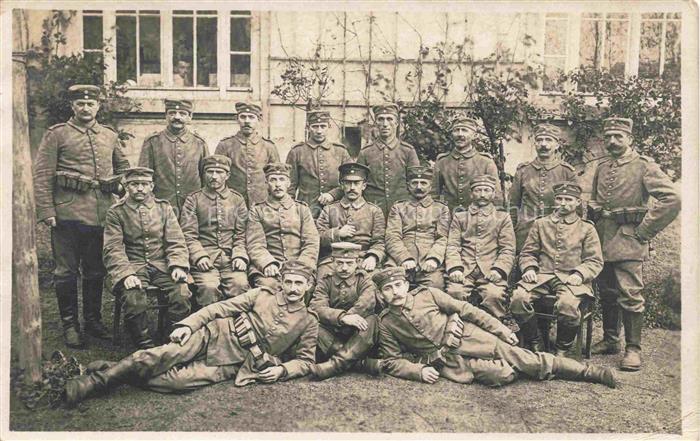 Kamenz Schlesien Kamieniec Zabkowicki PL Soldaten Gruppenaufnahme