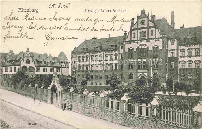 ALTENBURG  (S.A.) Thueringen Herzogl Lehrer Seminar