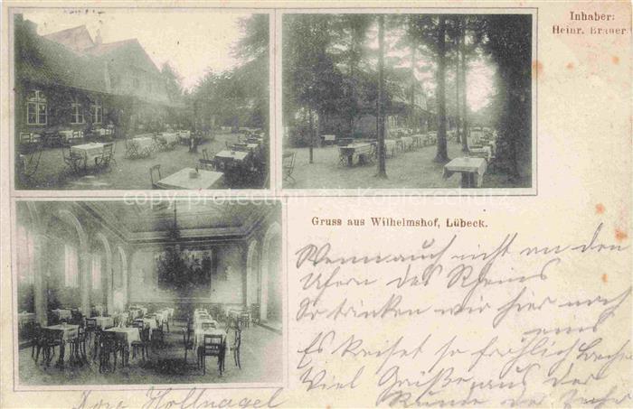 LueBECK  CITY Restaurant Wilhelmshof Gastraeume