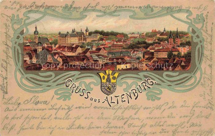 ALTENBURG  (S.A.) Thueringen Panorama